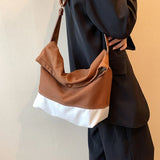 Large Canvas Crossbody Bag for Women Cotton Cloth Handbag