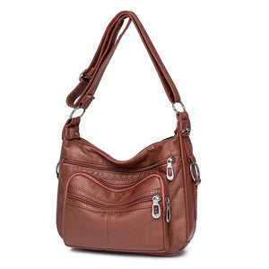 Women's Shoulder Bag Large Capacity Leather Crossbody Bag