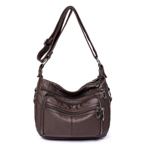 Women's Shoulder Bag Large Capacity Leather Crossbody Bag