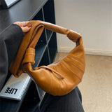 Leather Dumpling Crossbody Bag Women's Shoulder Bag