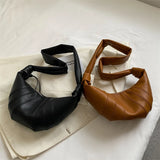 Leather Dumpling Crossbody Bag Women's Shoulder Bag