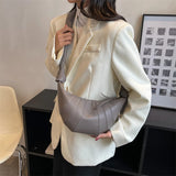 Leather Dumpling Crossbody Bag Women's Shoulder Bag
