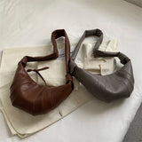 Leather Dumpling Crossbody Bag Women's Shoulder Bag