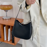 Designer Shoulder Bag Handbags PU Leather Women Solid Underarm Casual Shopper