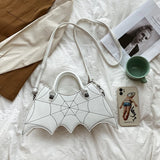 Women's Leather Crossbody Bag Bat Purse Tote Bag