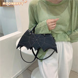 Women's Leather Crossbody Bag Bat Purse Tote Bag