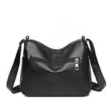 Women's Vintage Sling Bag PU Leather Crossbody Pack