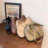 Women's Pu Leather Shopper Bag Big Capacity Crossbody Bucket Totes