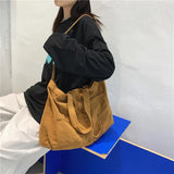 Women's Canvas Shoulder Bag Crossbody Handbag Soft Casual Large Capacity