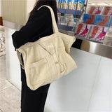 Women's Canvas Shoulder Bag Crossbody Handbag Soft Casual Large Capacity