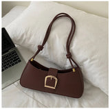 Solid Small Bag Crossbody Texture Summer Shoulder Underarm Bag