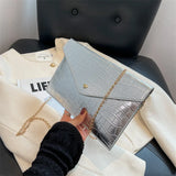 Summer Style Messenger Bag Silver Buckle Shoulder Bag B499