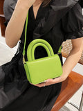 Women's Shoulder Bag Top Handle Pu Leather