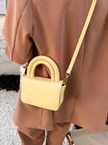 Women's Shoulder Bag Top Handle Pu Leather