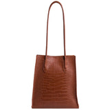Women's Stone Pattern Tote Bag with Small Wallet - 2pcs Set