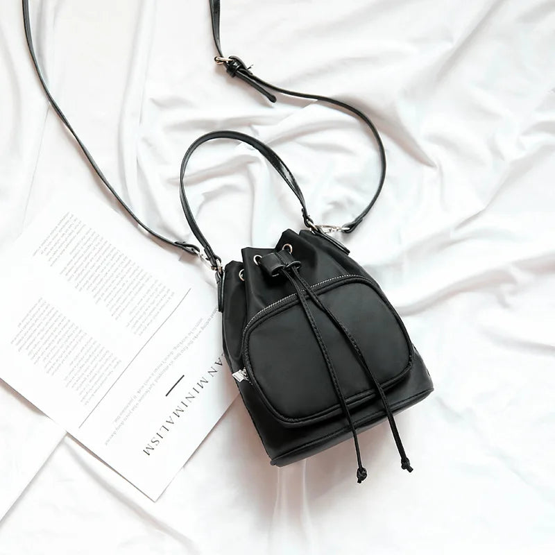 Mini Nylon Shoulder Bags for Women Girls