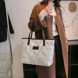 Women's Nylon Shoulder Bag Autumn Winter Large Capacity Top-handle Bag