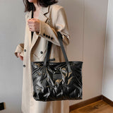 Women's Nylon Shoulder Bag Autumn Winter Large Capacity Top-handle Bag
