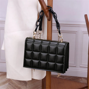 Candy Thick Chain Quilted Shoulder Purses Women Clutch Bags