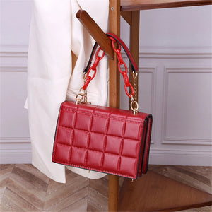 Candy Thick Chain Quilted Shoulder Purses Women Clutch Bags