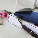 Canvas PU Leather Women's Shoulder Bags Cartoon Prints Handbags