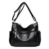 Women's Leather Messenger Bag Large Ladies Purse