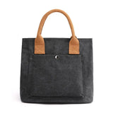 Vintage Canvas Zipper Shoulder Bag High-capacity Tote