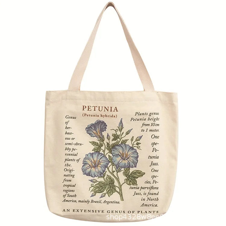 Women's Canvas Large Capacity Shoulder Bag Vintage Tote Handbag