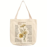 Women's Canvas Large Capacity Shoulder Bag Vintage Tote Handbag