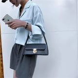 Stone Pattern Shoulder Bags for Women