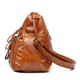 Women's Shoulder Bags Large Messenger Brown Bags Lady Handbags Top Handles