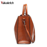 Women's Leather Totes Bag Handbag Embossed Flower KL218