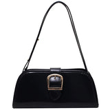 Women's PU Leather Shoulder Bag Solid Messenger Bag