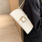 Women's PU Leather Shoulder Bag Solid Messenger Bag