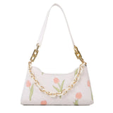 Women's Floral Shoulder Bag Casual Single Shoulder Bag