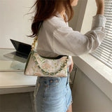 Women's Floral Shoulder Bag Casual Single Shoulder Bag