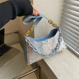 Women's Floral Shoulder Bag Casual Single Shoulder Bag