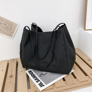 Canvas Shoulder Bag Spring Schoolgirl's Handbag