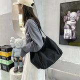 Canvas Shoulder Bag Spring Schoolgirl's Handbag