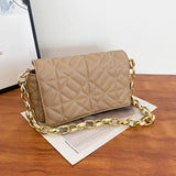 Women's Chain Quilted Shoulder Bag Handbag Clutch Underarm Purse