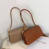 Small Retro Texture Shoulder Bag Women's Casual Handbag