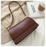 Small Retro Texture Shoulder Bag Women's Casual Handbag