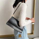 Small Retro Texture Shoulder Bag Women's Casual Handbag