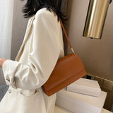 Small Retro Texture Shoulder Bag Women's Casual Handbag