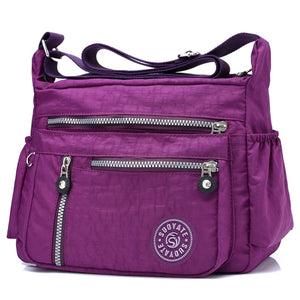 Women's Shoulder CrossBody Bag Nylon Tote Mother Purse Bolsas