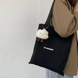 Women's Large Canvas Tote Bag Eco-Friendly Shoulder Shopper Handbag