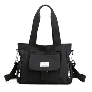 Women's Top-Handle Shoulder Bag Nylon Crossbody Tote Shopping Bag