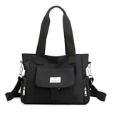 Women's Top-Handle Shoulder Bag Nylon Crossbody Tote Shopping Bag