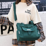 Women's Top-Handle Shoulder Bag Nylon Crossbody Tote Shopping Bag