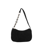 Corduroy One Shoulder Bag Mini Handbag Clutch